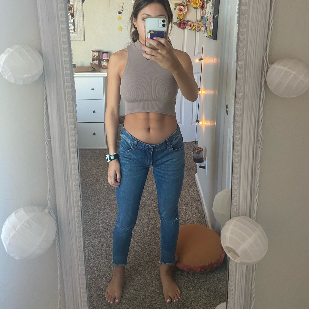 Cropped Free People Jeans